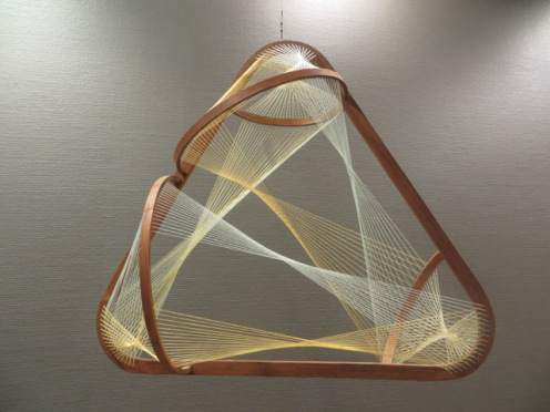 “Triangle with Offset Half Circles” by David Press
