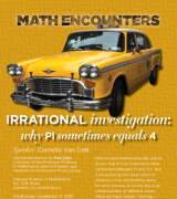 2019 September 4 — “Irrational Investigation: Why Pi Sometimes Equals 4” with Cornelia Van Cott