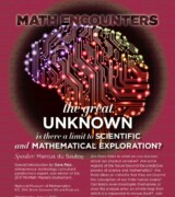 2017 June 7 — “The Great Unknown: Is there a limit to scientific and mathematical exploration?” with Marcus du Sautoy