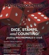 2020 February 5 — “Dice, Stamps, and Counting: Putting Polynomials to Work” with Brian Hopkins